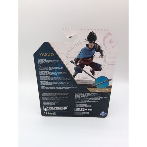 League of Legends - Yasuo 4" Action Figure - 1st Edition - Champion Collection - Picture 2 of 2